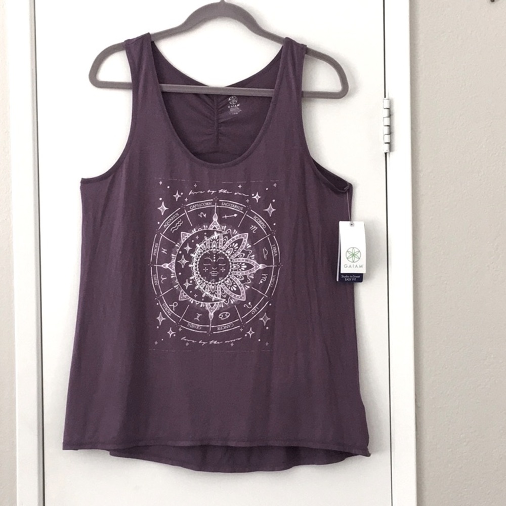 GAIAM Harmony Tank Solar Mandala NWT size L